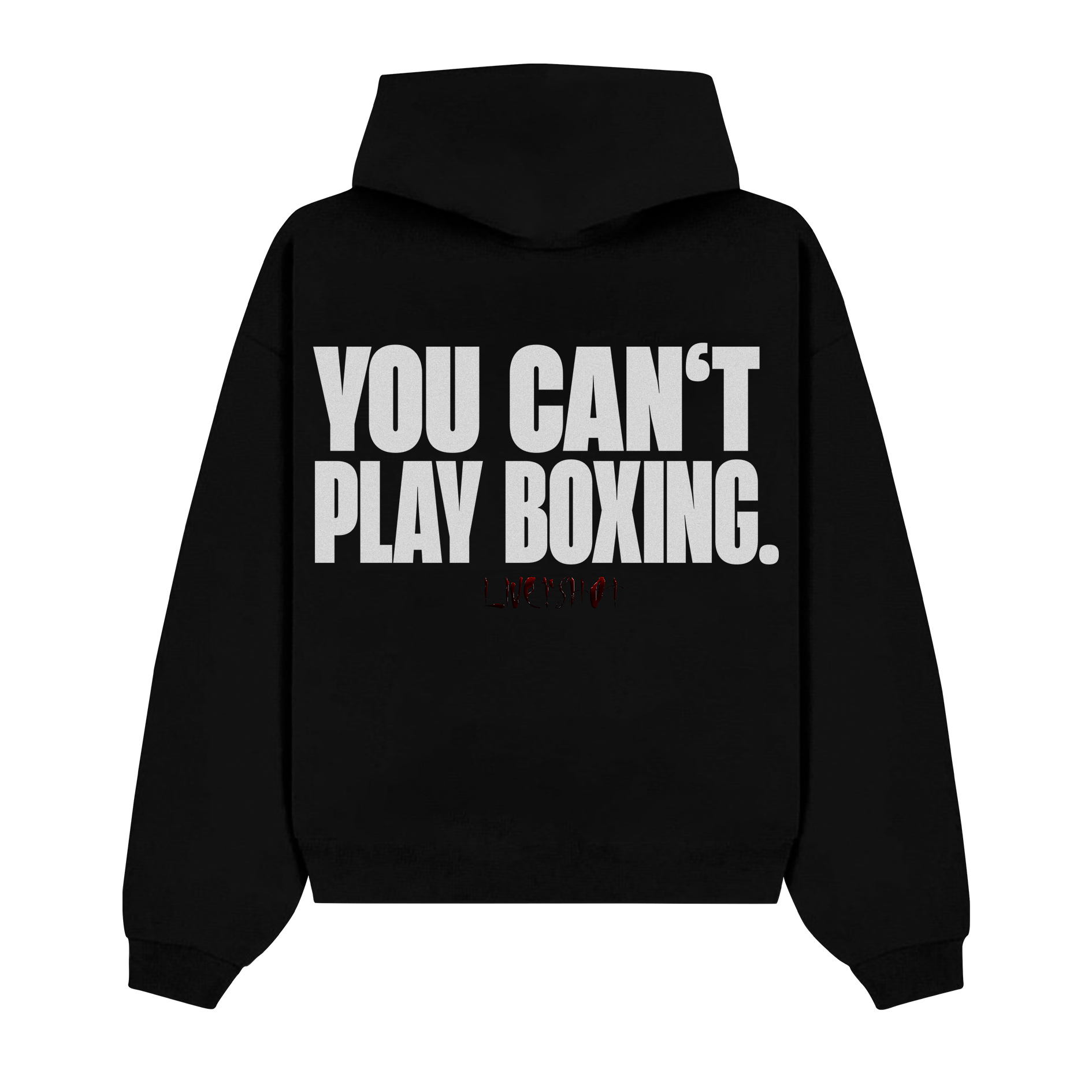 YOU CAN’T PLAY BOXING HOODIE BLACK
