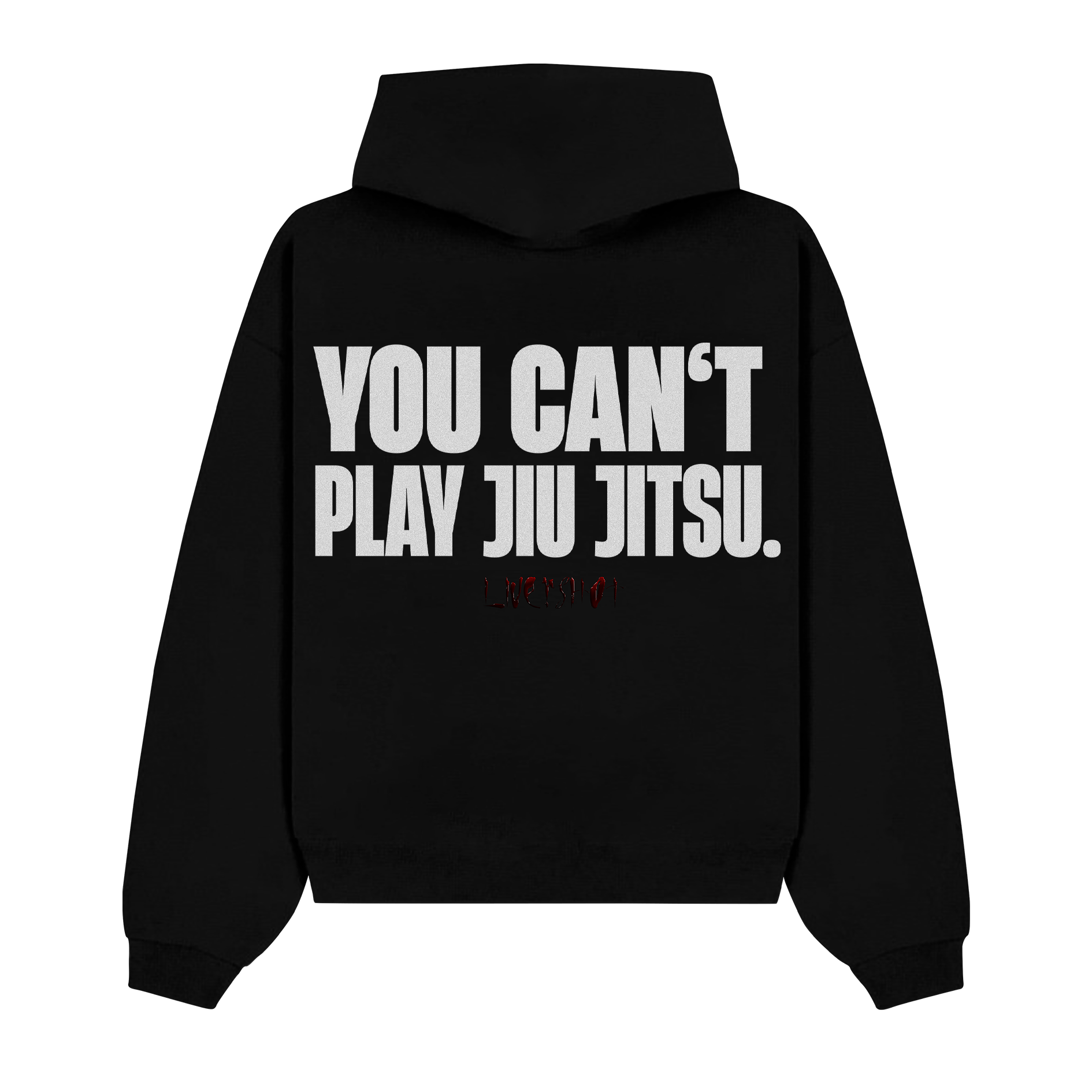 YOU CAN’T PLAY JIU JITSU HOODIE BLACK