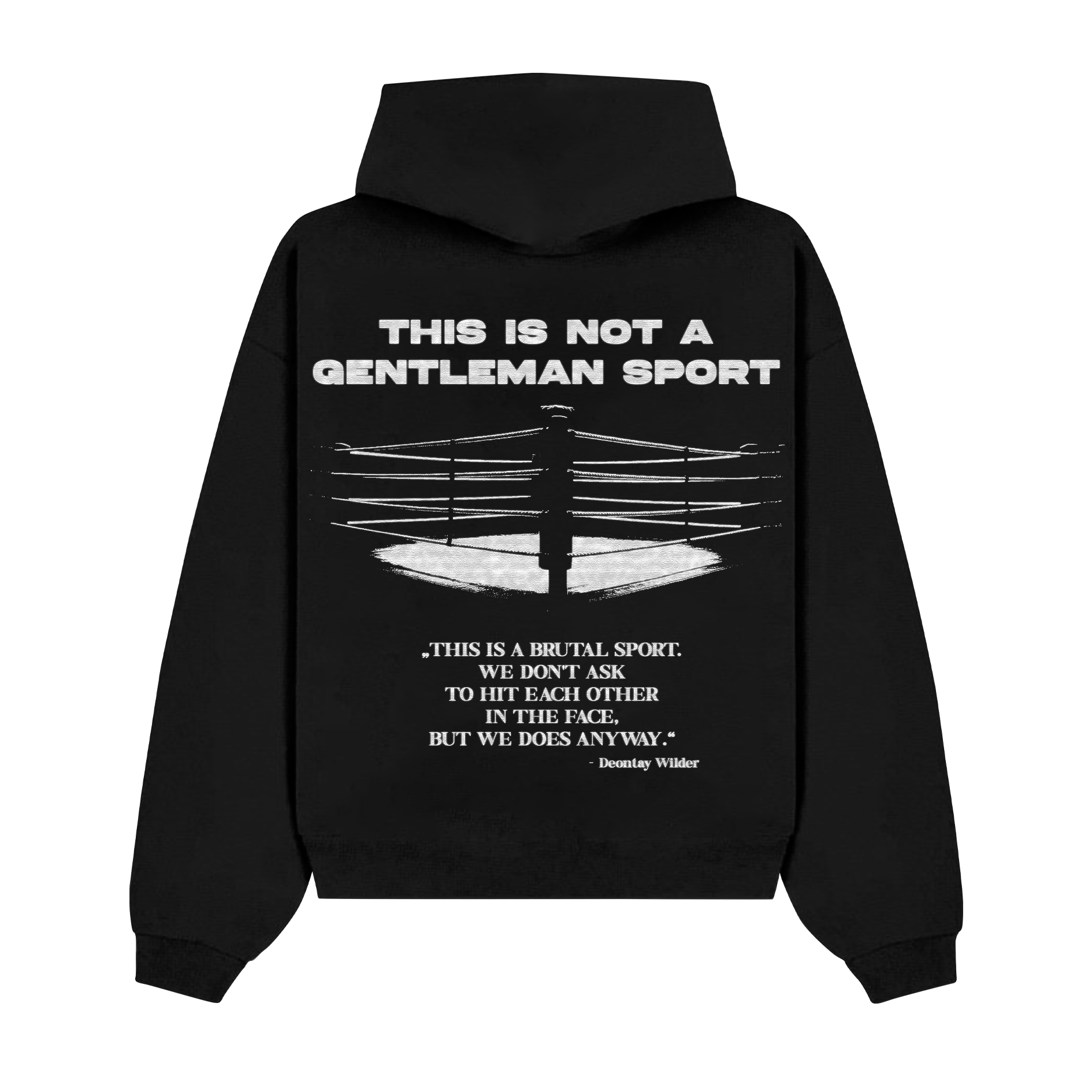 NOT A GENTLEMAN SPORT WILDER HOODIE BLACK